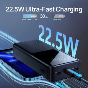 Joyroom JR-QP192 20000mAh 22.5W Fast Charging Power Bank with LCD Display