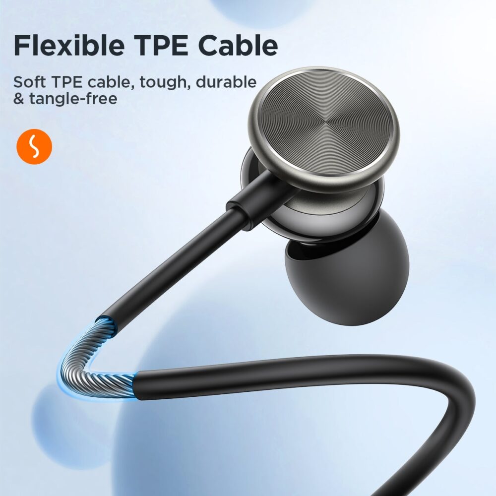 JR-EW03 3.5MM Wired Series In-Ear Metal Wired Earbuds - Image 4