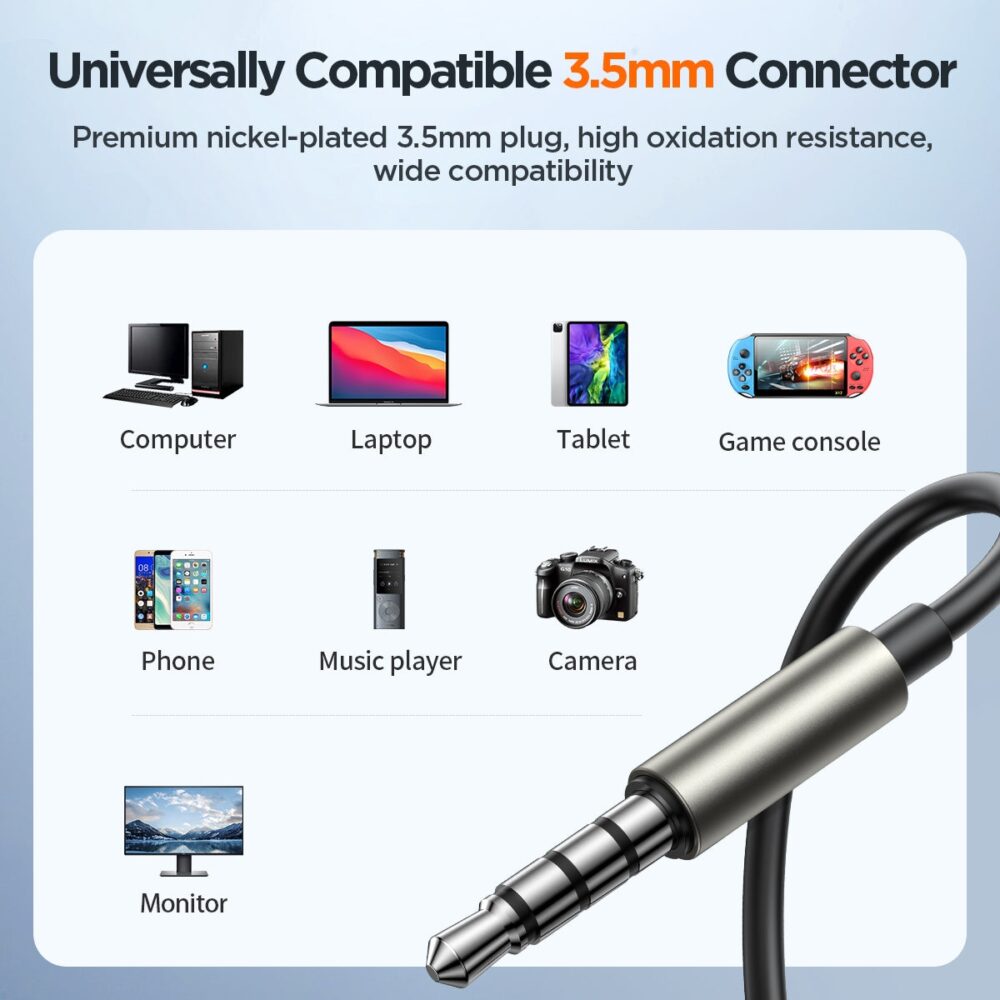 JR-EW03 3.5MM Wired Series In-Ear Metal Wired Earbuds - Image 5